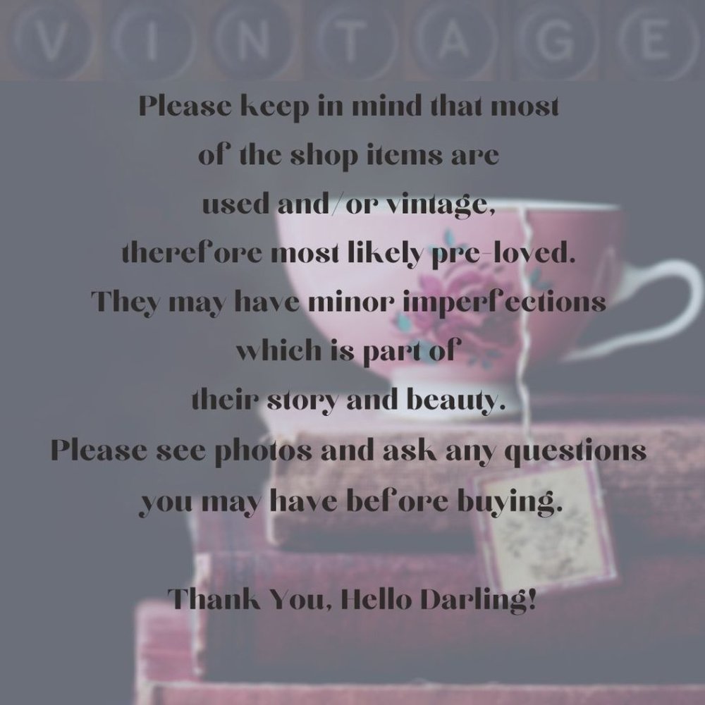 Vintage Items All Around!